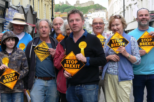 Hastings Rye Lib Dems winning here